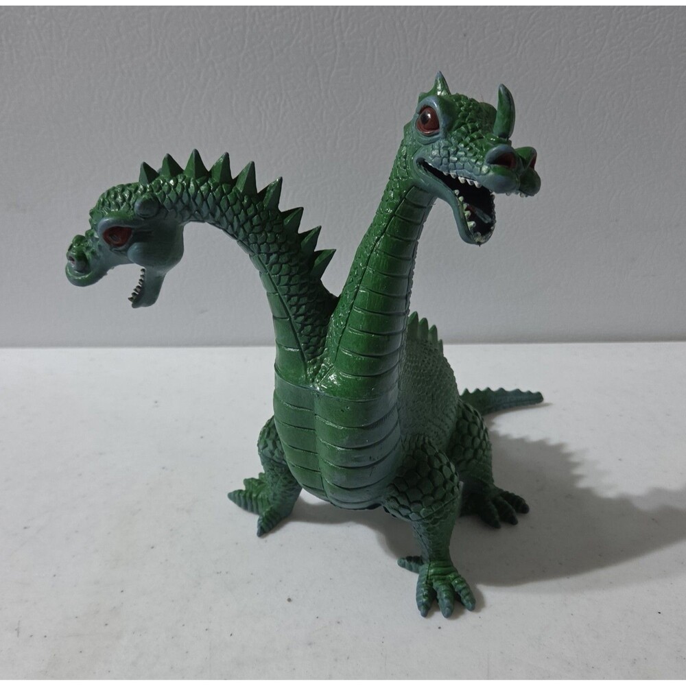 Vintage 1983 Imperial Dragon & Daggers 2 Headed Dragon Fantasy Monster Figure 8"